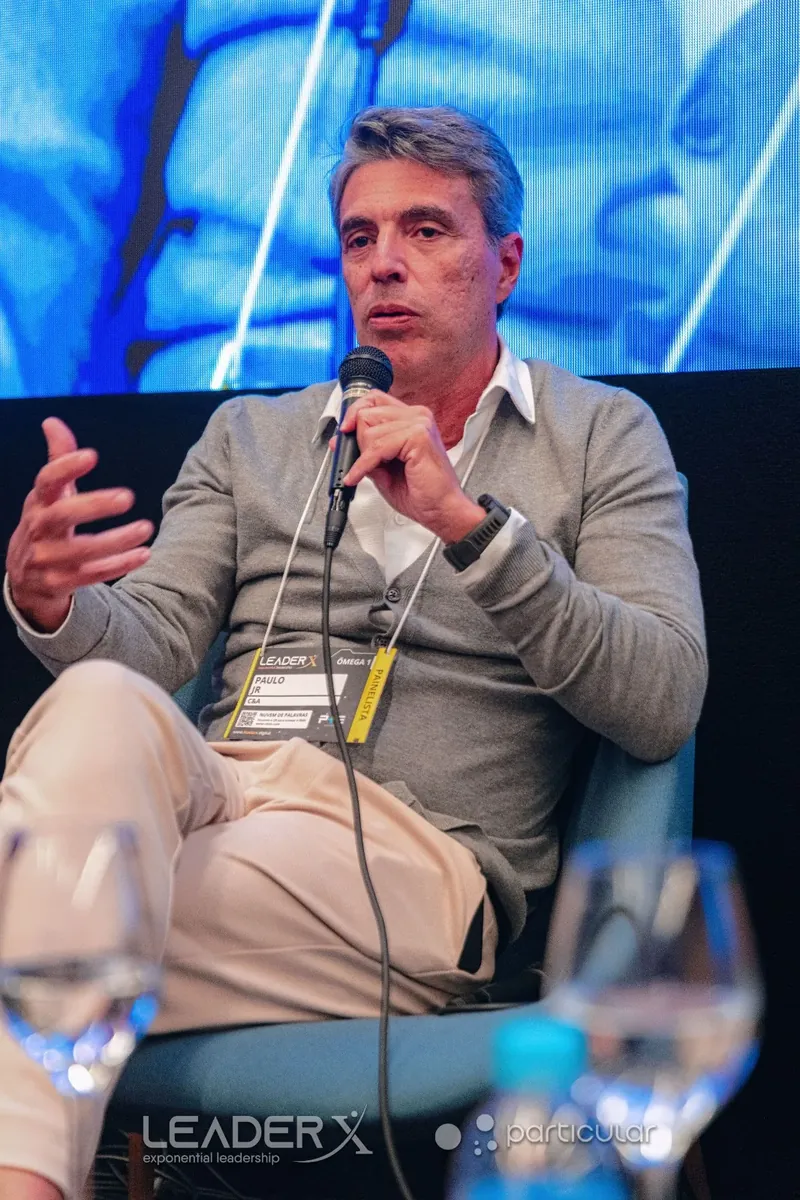 Paulo em uma edição do LeaderX Talks